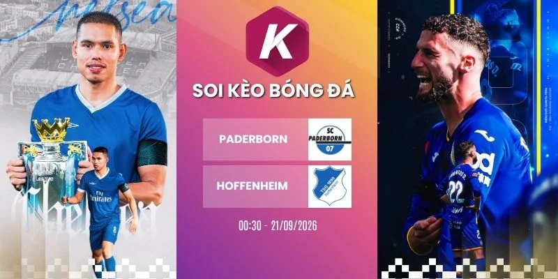 Tỷ lệ kèo Paderborn vs Hoffenheim - Bundesliga, 21/09/2026